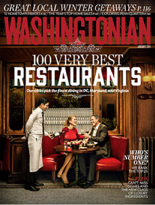 Washingtonian 100 Very Best Restaurants 2014