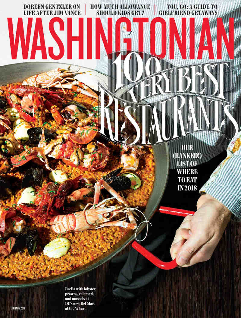 Washingtonian 100 Very Best Restaurants 2018